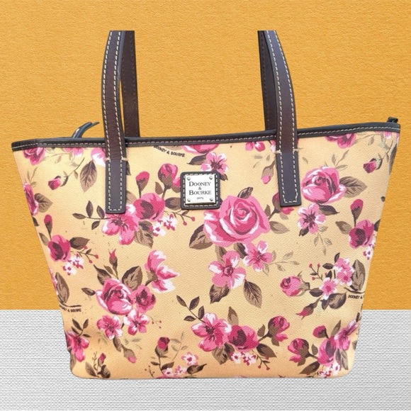 Dooney & Bourke Large Floral Tote Like New Women’s Handbag $348 MSRP - Picture 11 of 13